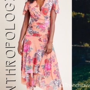 Anthropologie Simone floral midi dress by Maeve